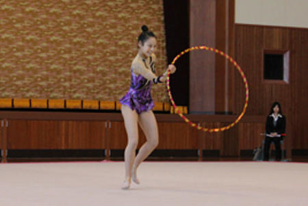 《新体操部》奈良県新人大会に出場しました