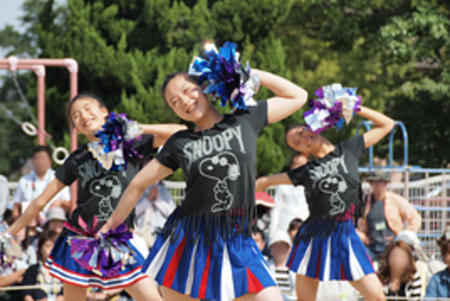 《新体操部》奈良文化幼稚園の運動会に友情出演しました