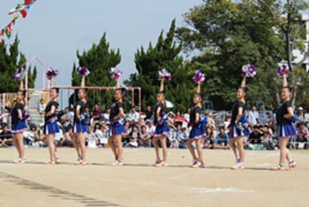 《新体操部》奈良文化幼稚園の運動会に友情出演しました
