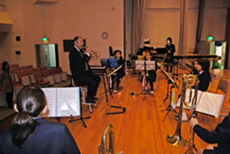 奈良育英小学校の金管バンドクラブが来校されました！