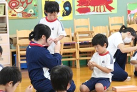 【子ども教育コース】二年生が「みどりの幼稚園」に参加しました！