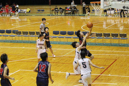 バスケットボール部が県総体Ａブロックで優勝しました！