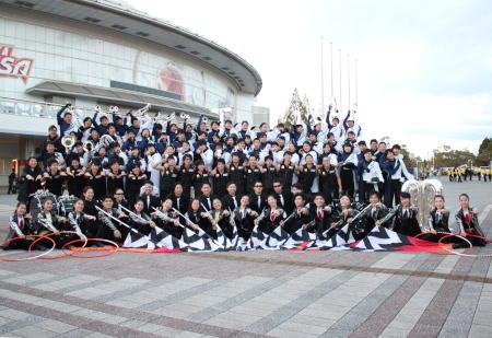 新体操部が奈良学園大マーチングバンドに参加させて頂きました！